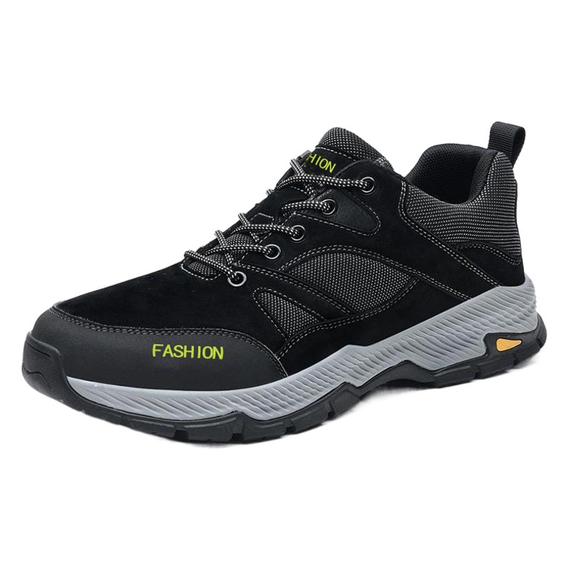 2025 Spring and Autumn New Outdoor Work Shoes Lightweight Soft Sole Anti-Slip Large Size Men's Shoes Warm, Waterproof and Wear-Resistant Men's Shoes