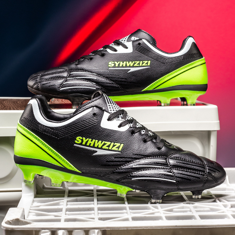 Football Shoes for Men and Women, Long-Studded Artificial Turf Competition Training Shoes for Primary and Secondary School Students, Youth Sports Shoes Suitable for Multiple Venues