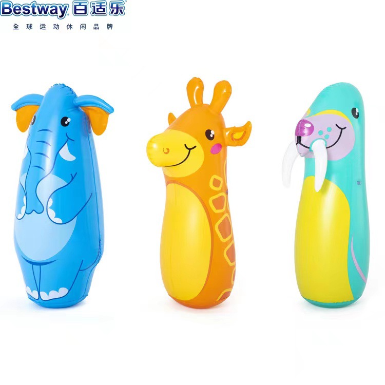 Picture of bestway52152 tumbler toy baby inflatable tumbler animal sandbag children inflatable cartoon