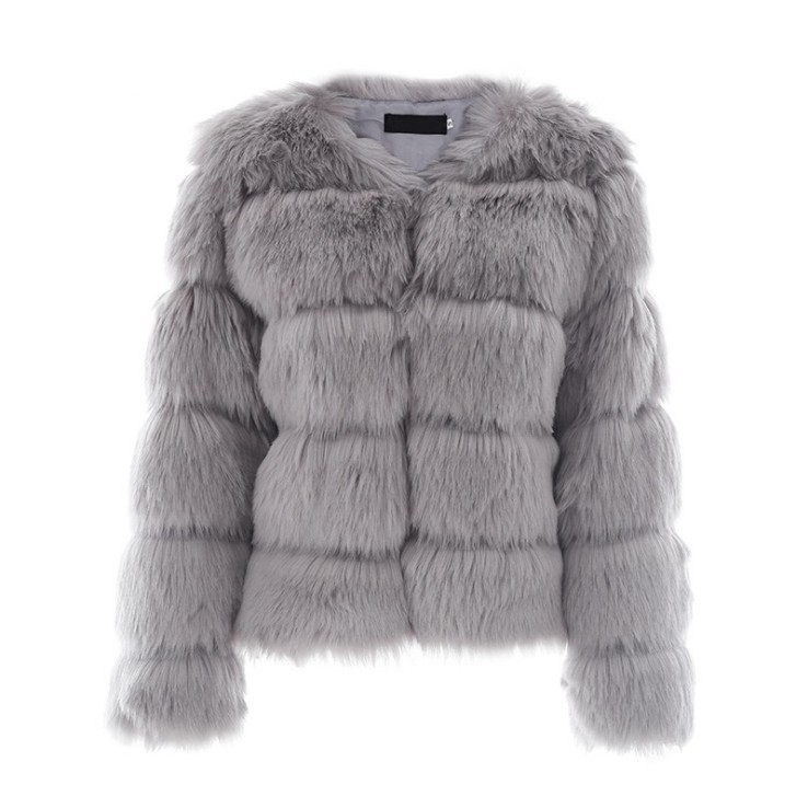 Picture of Fur European and American best selling faux fox fur faux fur coat women's short long sleeve fur faux fur coat