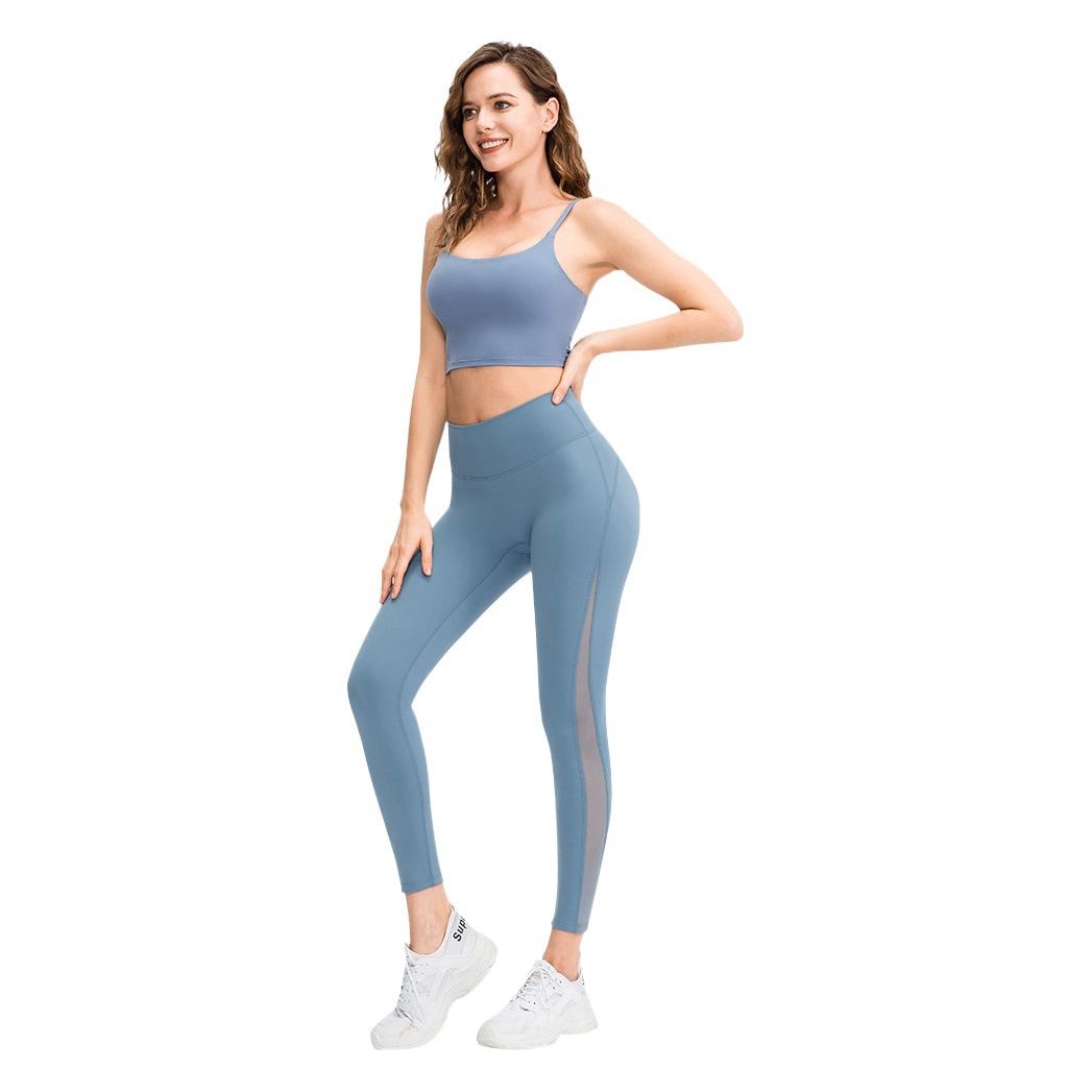 Sexy Yoga Pants for Women, Double-Sided Nude-Feeling, No Awkward Lines, Tight-Fitting High-Waisted Butt-Lifting Sports Fitness Pants 02337