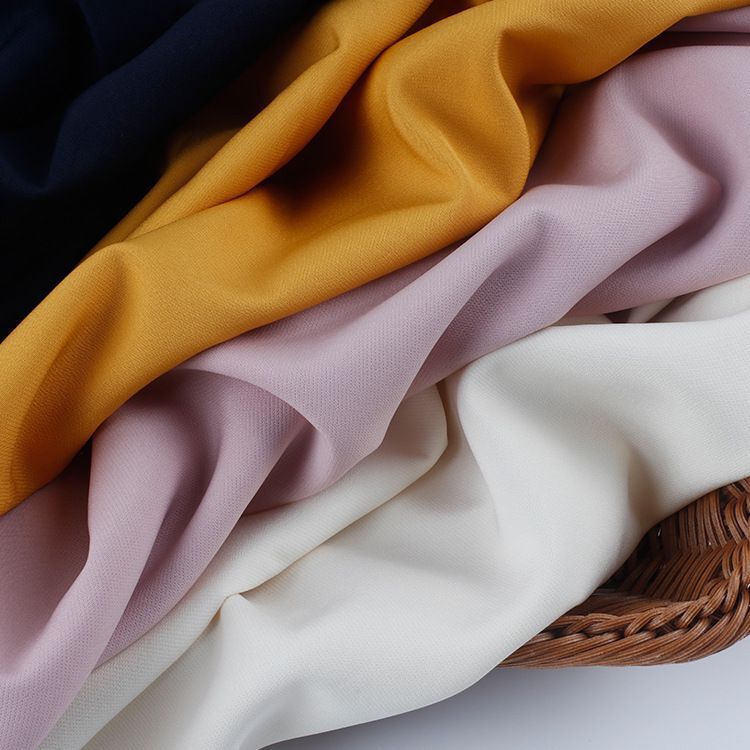 Picture of Double-Layer Four-Way Stretch Woven Fabric, Workwear All-Polyester Shirt, Women's Vest Fabric, Sexy Camisole Dress Pajama Fabric