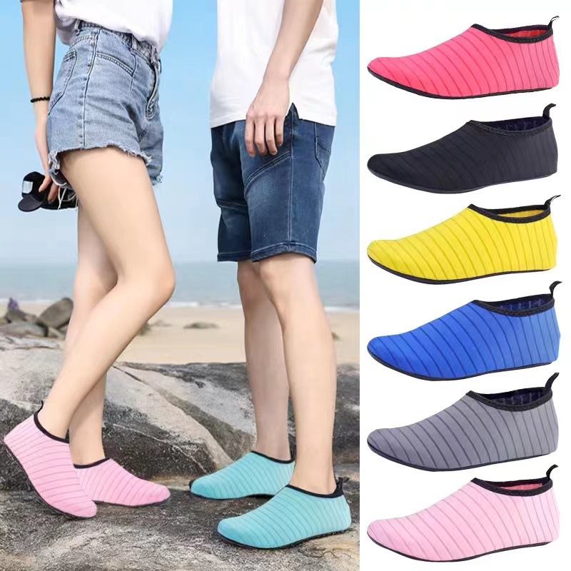Beach socks shoes men and women Diving Snorkeling children wading upstream swimming shoes soft shoes non-slip yoga indoor running shoes