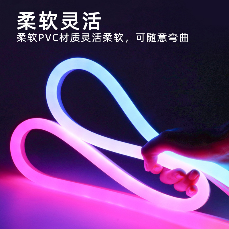 Picture of Symphony Neon Flexible Light Strip Set Low Voltage 5V24Vledrgb Light Strip Outdoor Billboard Word Styling Light