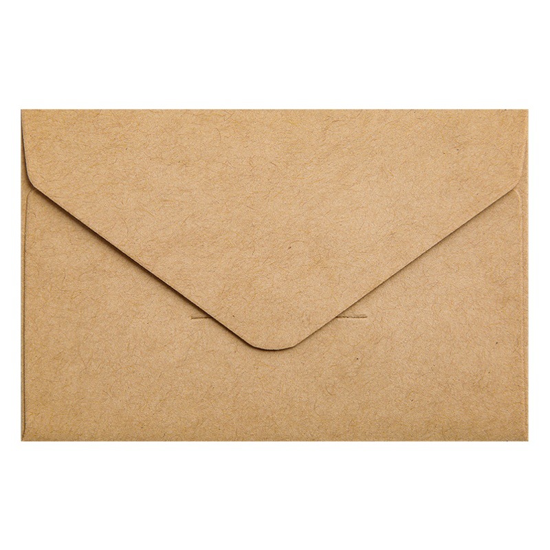 Picture of Retro Square Mini Envelope Fresh Kraft Paper Envelope Small Greeting Card Ins Storage Love Letter Envelope Wholesale