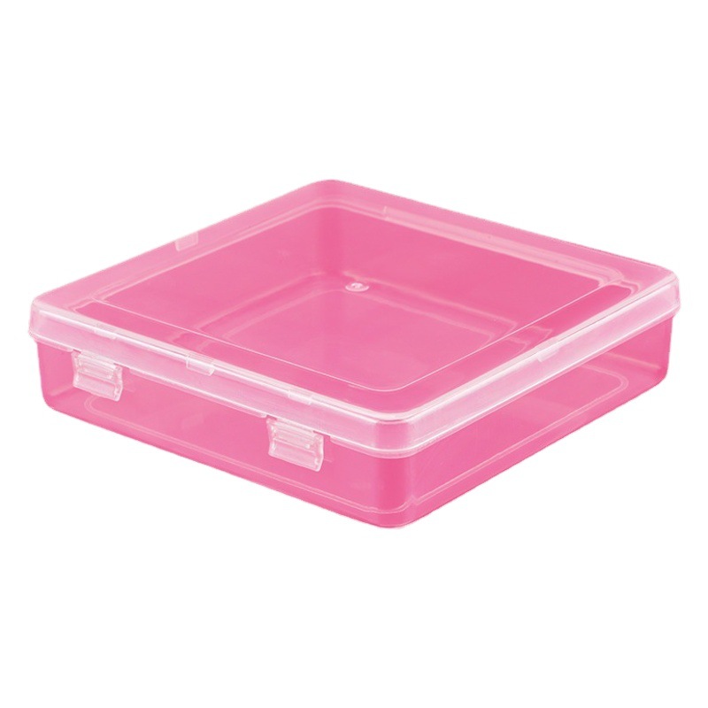 Spot manufacturers supply PP square plastic box medical accessories storage box with lid transparent universal packaging box