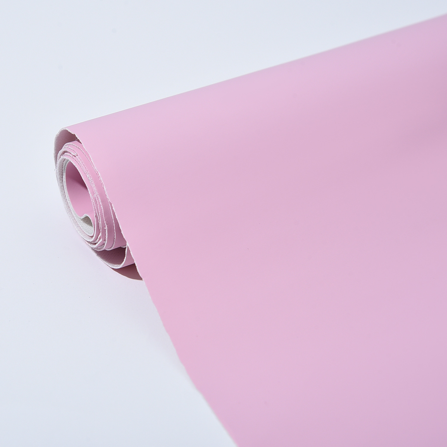 Picture of Wholesale Elastic Skin-Feel Matte Pu Garment Leather Plain Eco-Friendly Soft Edge Leather Material Fabric in Stock