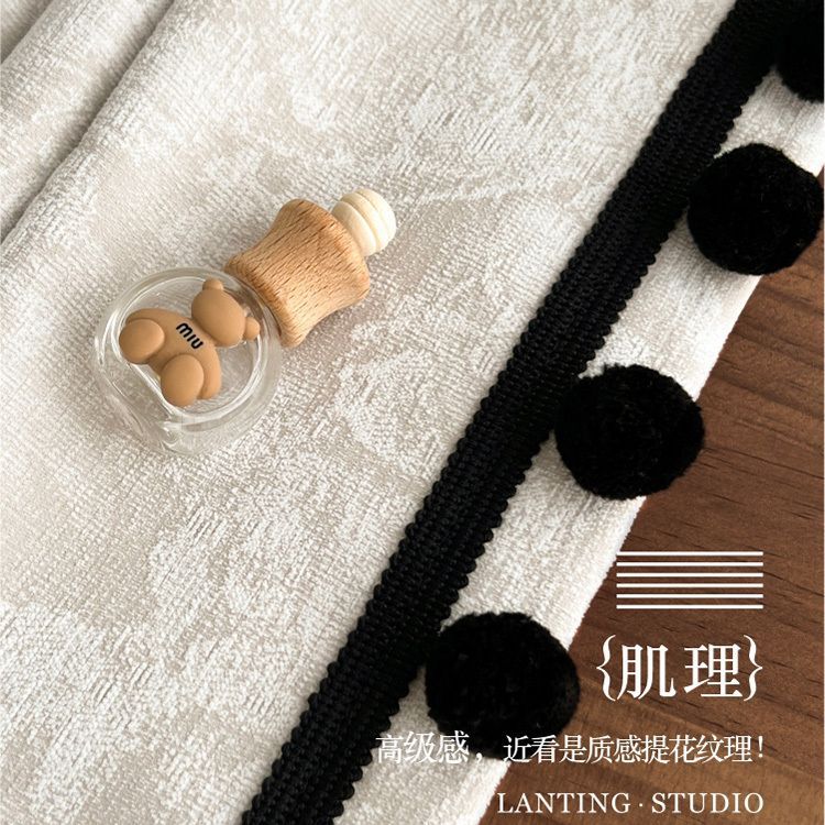 Picture of Downton Abbey French Chenille Curtain Retro Blackout Living Room Bedroom New High-grade Middle and Antique Shaoxing Curtain