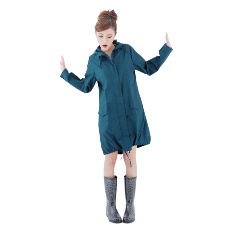 Fashion Zipper Fashion Raincoat Poncho R-1003