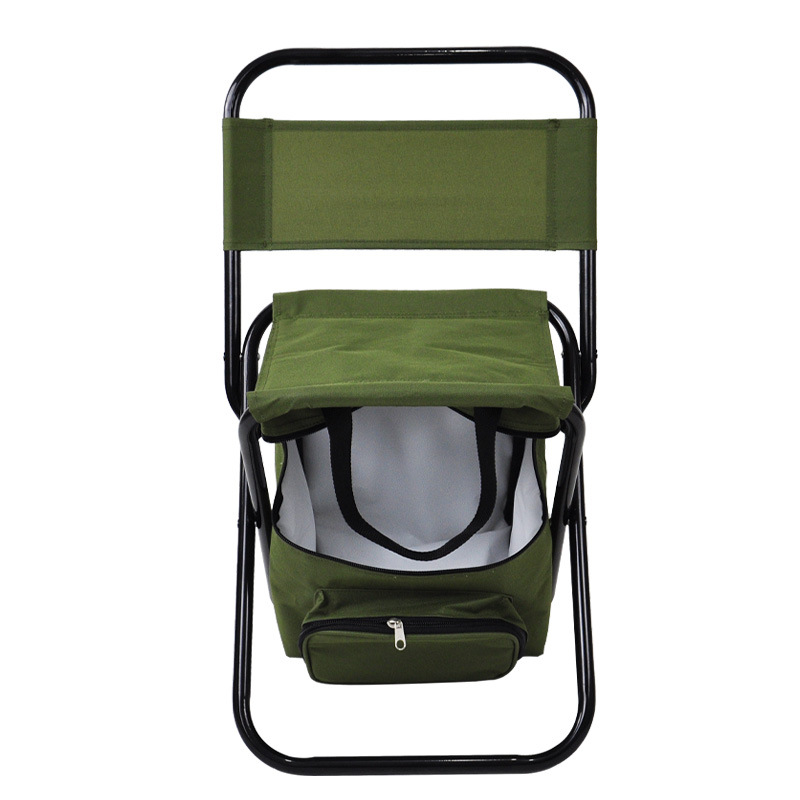 Outdoor Foldableing Stool Portable Fishing Mazar Stool Camping Portable Ice Bag Stool Foldableing Ice Bag Stool with Backrest