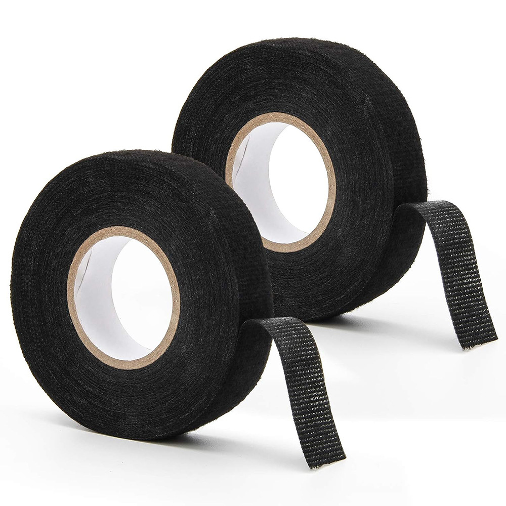High-stick automotive wiring harness tape engine black bonsai special flannel tape manufacturers wholesale 19mm