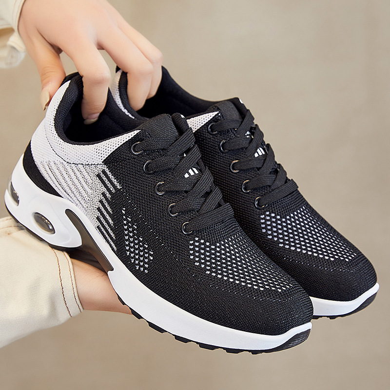 Picture of Sports Shoes for Women Summer New Mesh Fly Woven Breathable Women's Shoes Fashion Versatile Casual Shoes Women's Cross-Border Running Shoes
