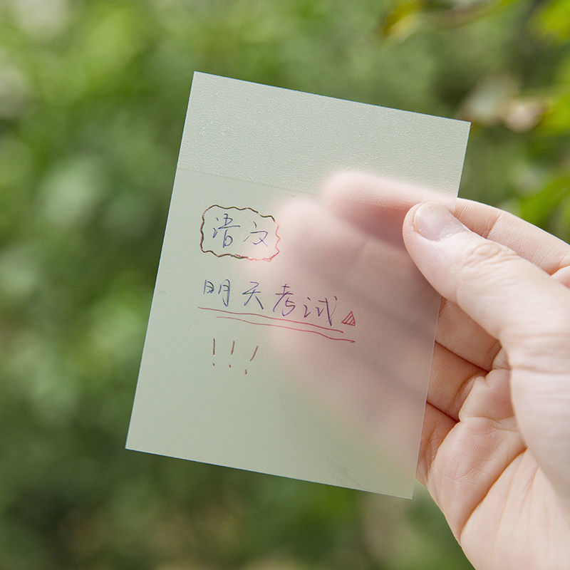 Picture of Transparent Post-it Notes Student Notes Notes Sticker Tearable Simple Notes ins Notes Nth Post-it Notes