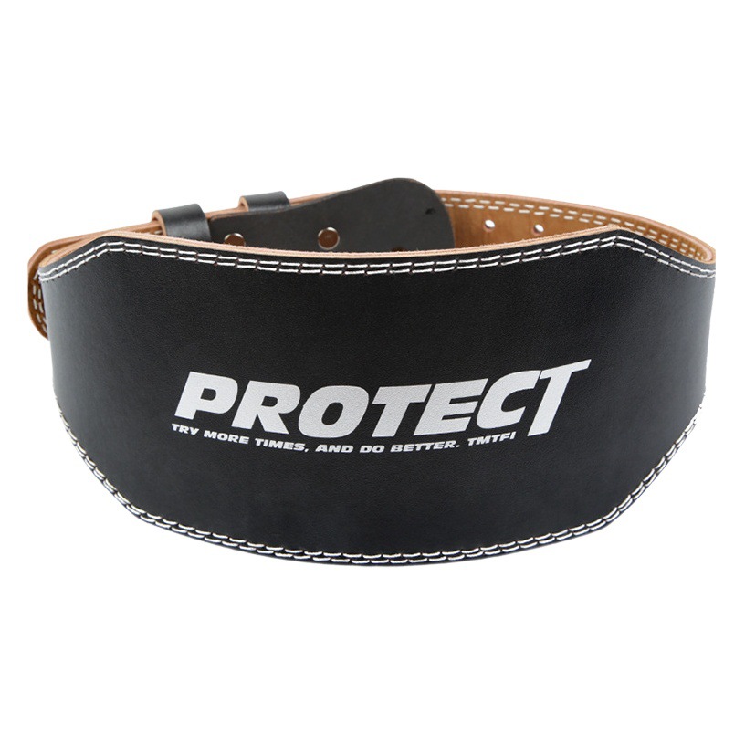 Tmt Fitness Belt Men's Weightlifting Squat Hard Pull Adult Training Sports Waist Protection Women's Thickened Support PU Cross-border