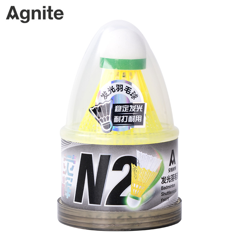 Deli Angnaite FH177/178 Luminous Badminton Training Resistant Indoor and Outdoor Night Physical Exercise