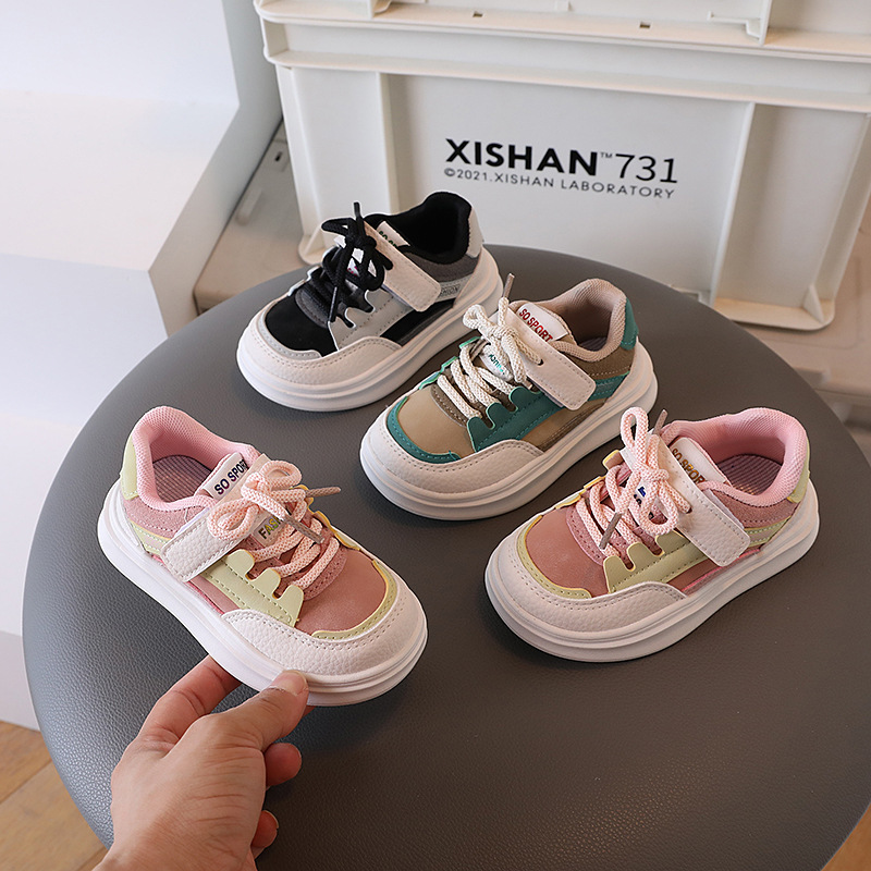 Picture of Spring Baby Toddler Shoes Children's Kindergarten White Shoes Baby Shoes Children's Board Shoes Boys Shoes Girls Sports