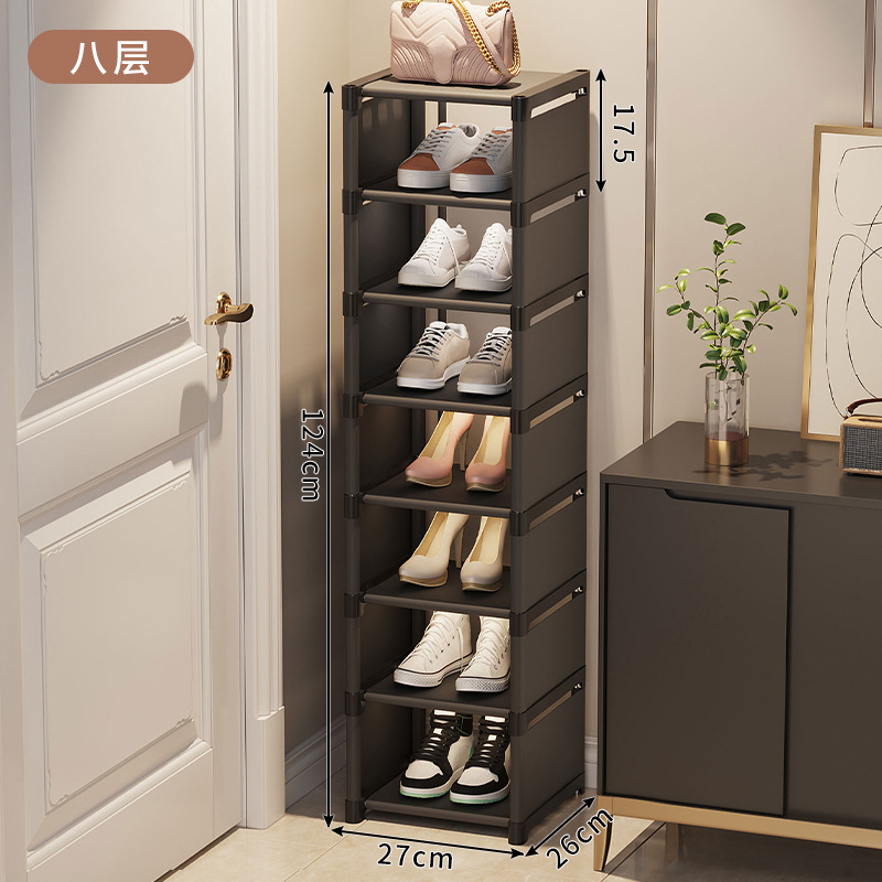Picture of Simple Shoe Rack Household Doorway Large Capacity Economical Shoe Box Dormitory Indoor Multi-layer Shoe Cabinet Storage Artifact