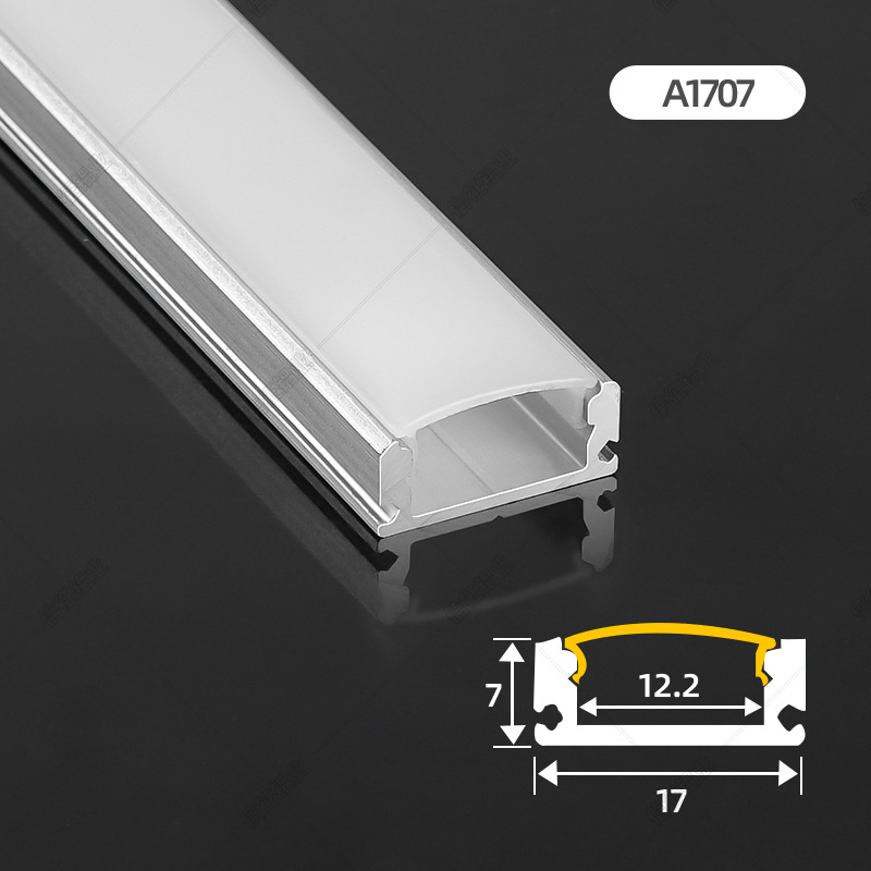 Picture of Light strip open-mounted embedded line light bar led lamp slot aluminum alloy U-shaped aluminum decorative acrylic long aluminum slot