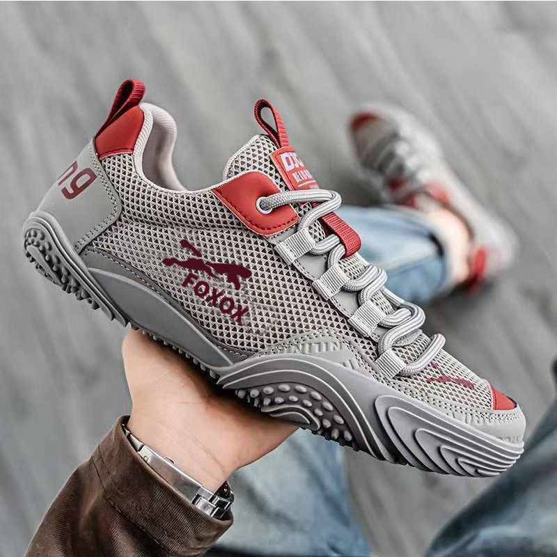 Picture of Summer new mesh breathable casual shoes versatile trend student sneakers lightweight running shoes and pedal shoes