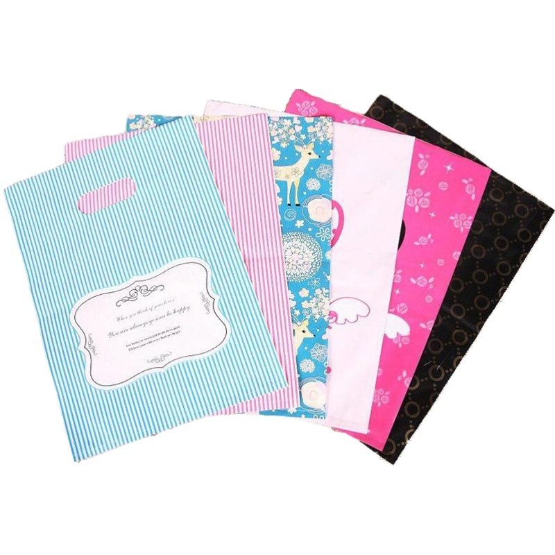 Children's Clothing Handbag Clothing Store Plastic Bag Gift Inner Clothes Shopping Hand Bag Cosmetic Packaging Flat Pocket