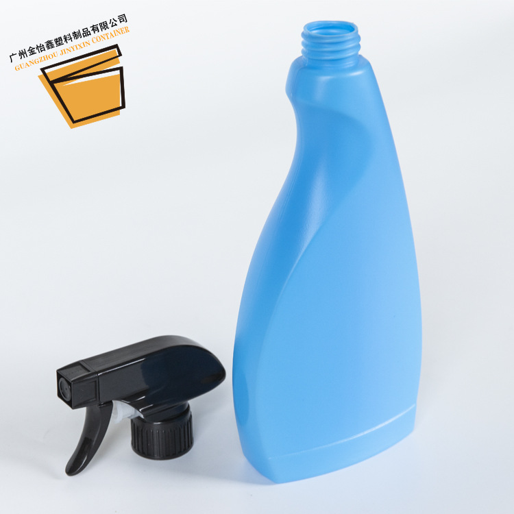 Picture of 500ml Blue Spray Bottle Disinfectant Alcohol Spray Bottle Plastic Bottle Kitchen Clean Portable Spray Bottle