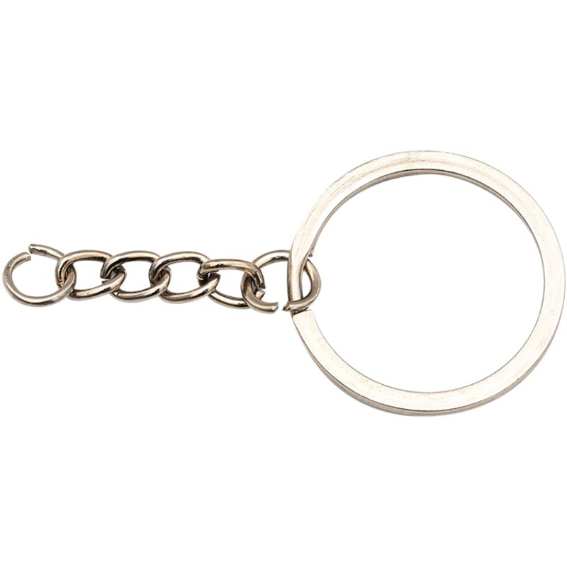 Metal key ring jewelry accessories chain single ring key chain diy key ring crafts pendant accessories supply