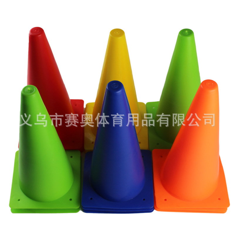 Picture of Wholesale 18cm Football Sign Bucket Sign Cone Road Sign Barricade Training Cone Obstacle Soccer Training Sign Barricade