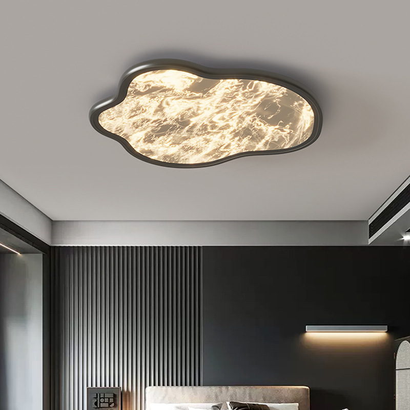 Picture of Italian Light Luxury Cloud Ceiling Lamp Modern Simple New Year Cloud Eye Protection Bedroom Lamp Balcony Main Lamp Study Lamp