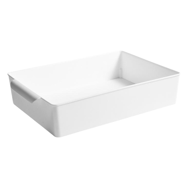 Multifunctional Simple Desktop Storage Box Household Kitchen Sundries Cosmetics Plastic Rectangular Storage Basket