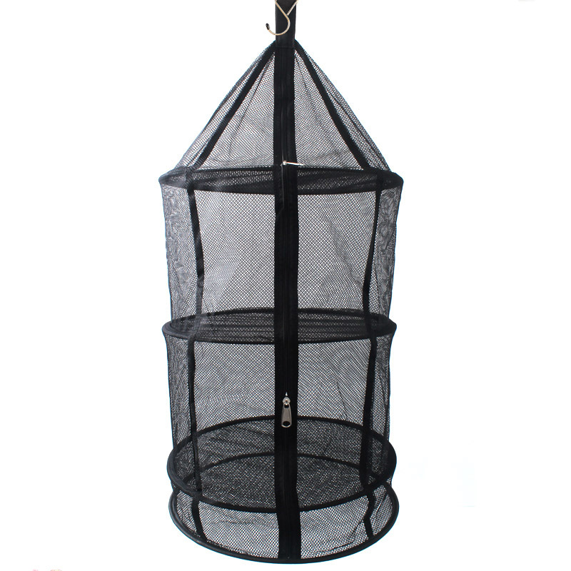 Picture of Outdoor Foldable Round Drying Net Tableware Vegetables and Fruits Drying Net Basket Four-Layer Storage Basket Drying Rack Drying Net
