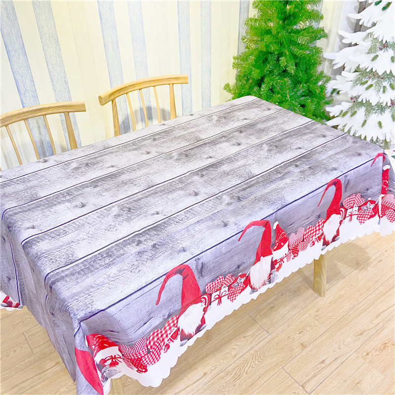 Picture of 2022 new Christmas tablecloth decoration Amazon cross-border hot selling Christmas printed tablecloth table towel wholesale