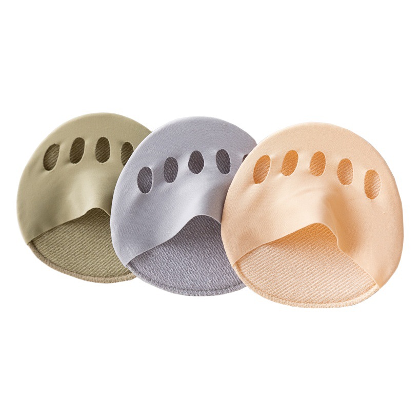 High heel shoes front palm pad half size pad female silicone front sole pad invisible socks anti-pain non-slip anti-wear foot artifact insole