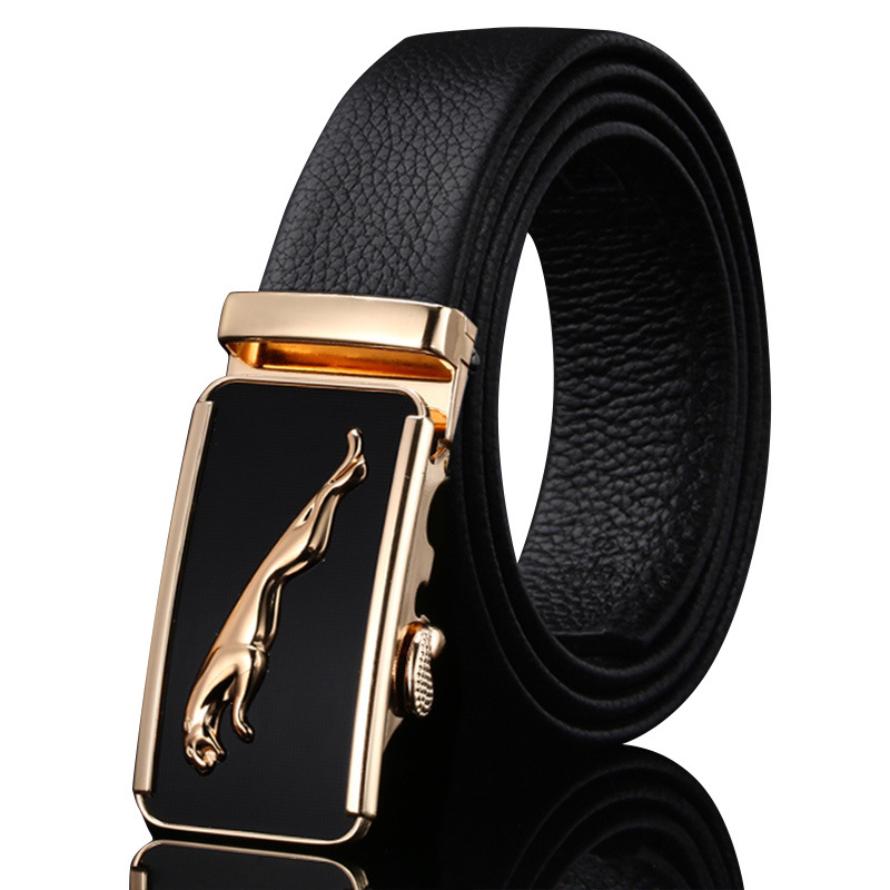 Picture of Men's Belt Leather High-end Automatic Buckle Casual Men's Cowhide Belt Men's Trousers Belt Men's Wholesale