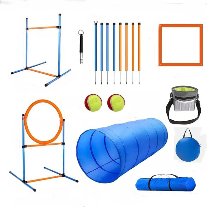 Pet Supplies Dog Training Device/Dog Agility Training Set/Dog Disorder Course Entry Game Set Jump Pole