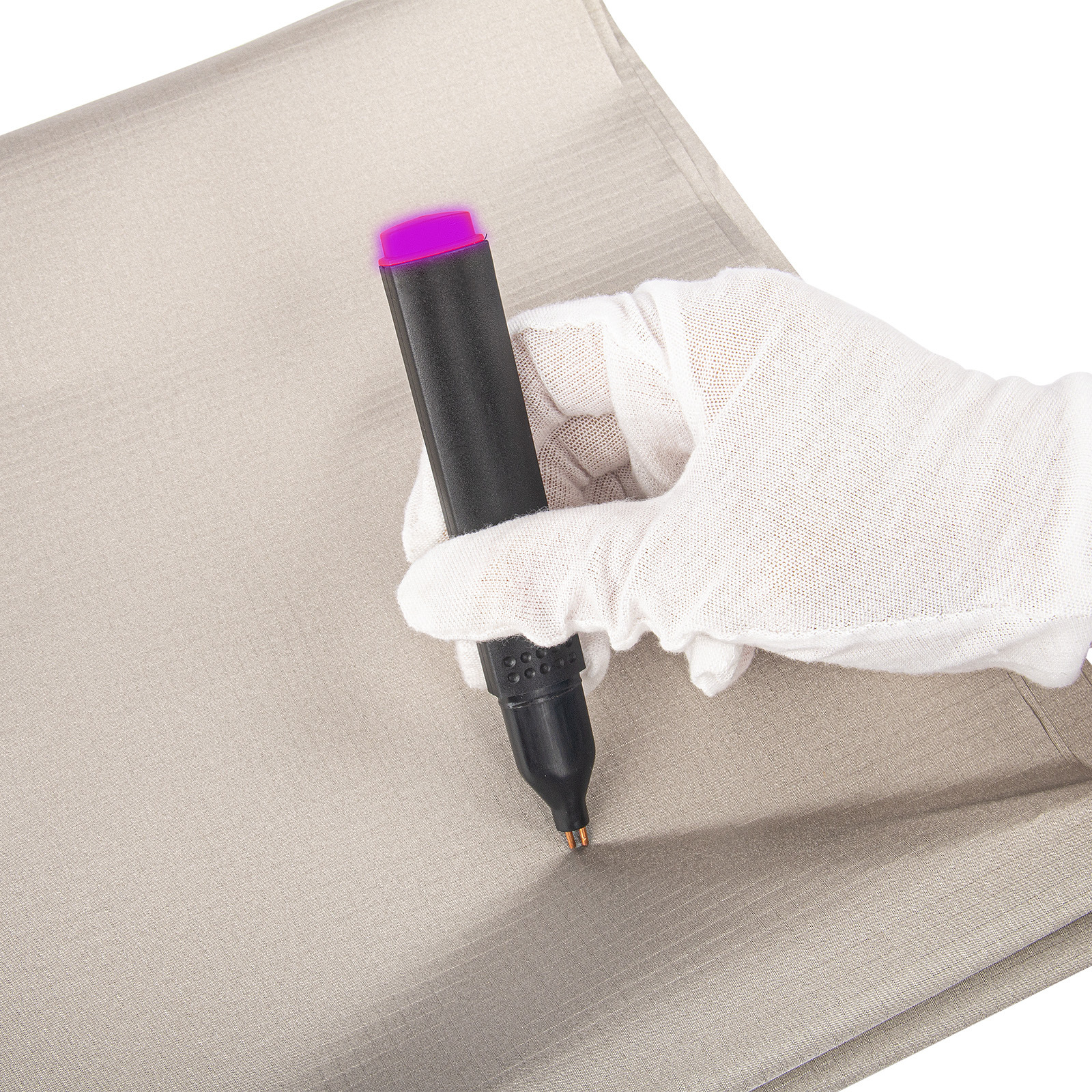 Picture of Checkered soft feel rfid shielding cloth anti-radiation anti-degaussing anti-magnetic lining conductive cloth mobile phone signal shielding cloth