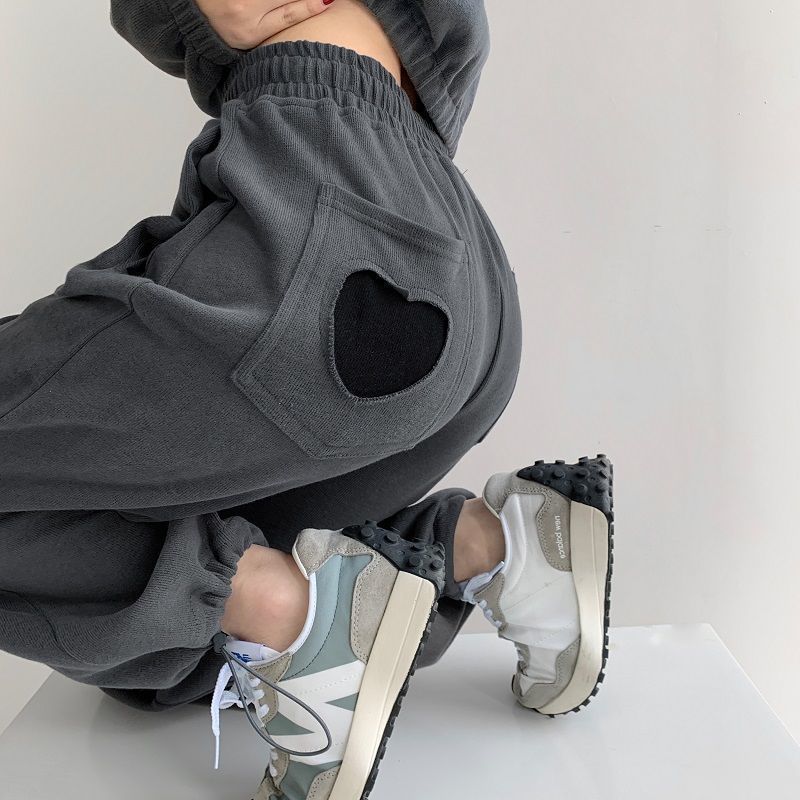Pants Women's Summer Loose Harajuku Trendy Wide Leg Pants Women's Casual Pants Fashion Tight Pants Women's High Waist Sweatpants Trendy
