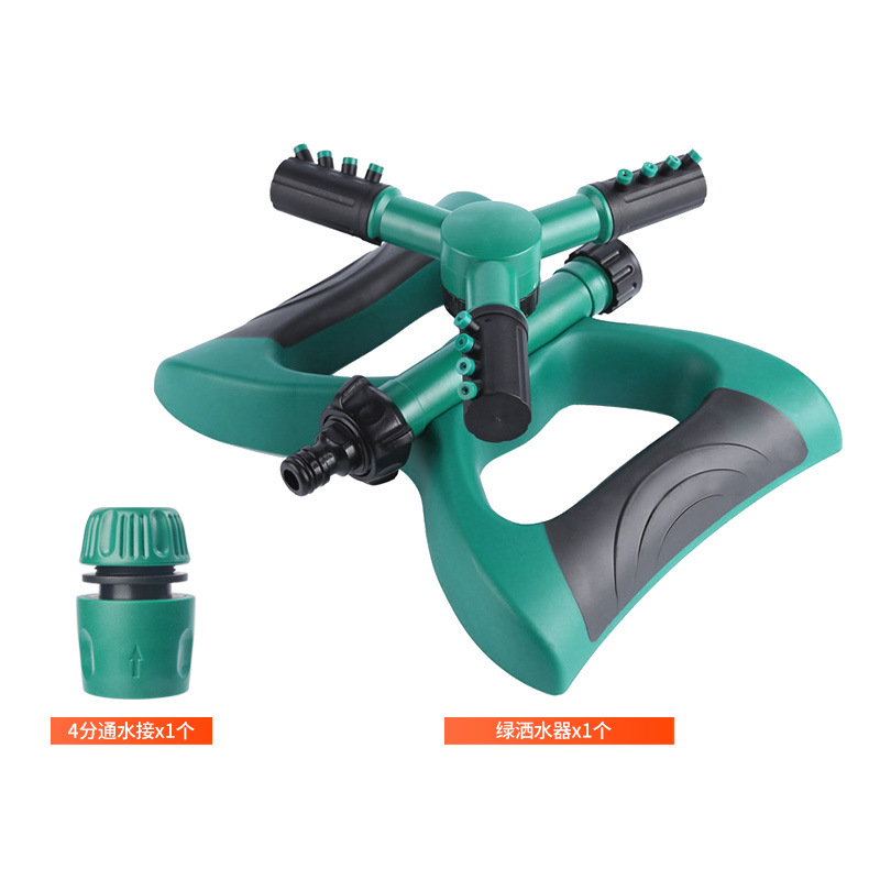 Picture of Wholesale 360-Degree Automatic Rotating Butterfly Sprinkler Garden Watering Three-Head Series Three-Pronged Lawn Sprinkler
