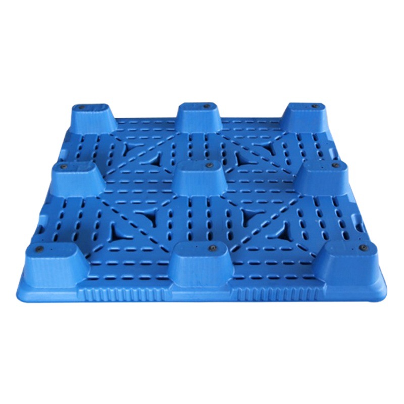 Blow Molding Nine-Pin Pallet Plastic Pallet Warehouse Moisture-Proof Forklift Pallet Floor Board Logistics Special Plastic Pallet Factory