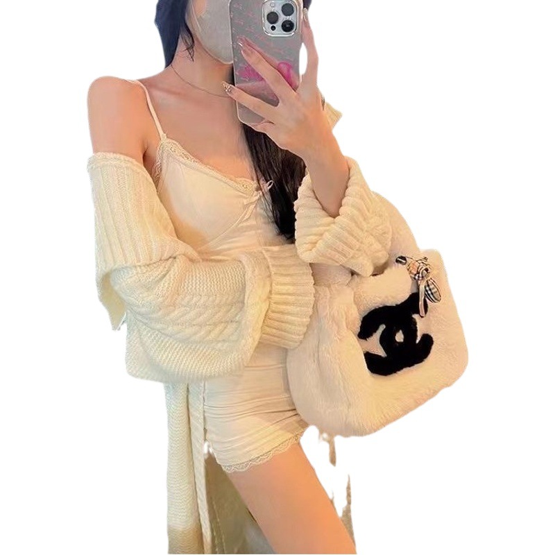 New Style Spice Girl Lace Sexy Slip Skirt dress Women with Chest Pad Stylized Hip Slim-fit V-neck Base Skirt