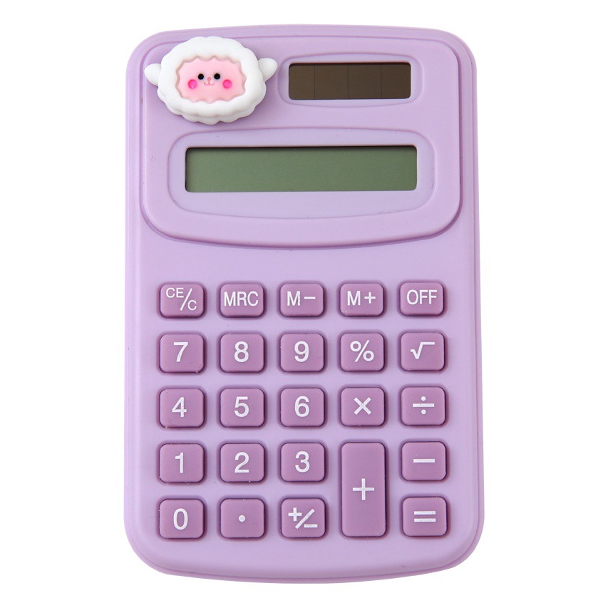 Cartoon cute calculator mini portable small calculator portable office elementary school student learning computer