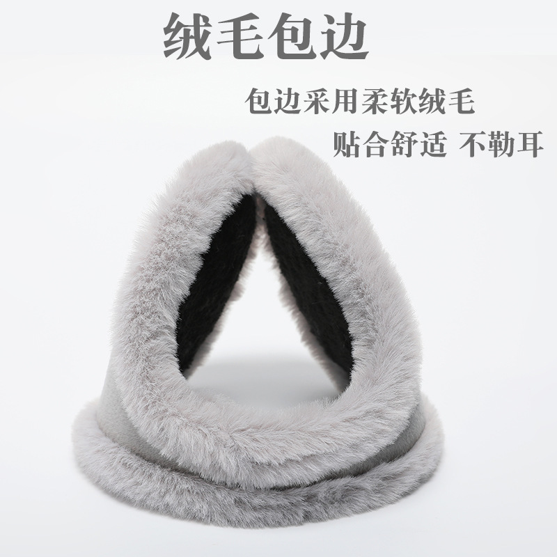 Picture of Warm earmuffs men's winter thickened fleece-lined earmuffs cold-proof riding student fashion wholesale back-wearing earmuffs earmuffs earmuffs