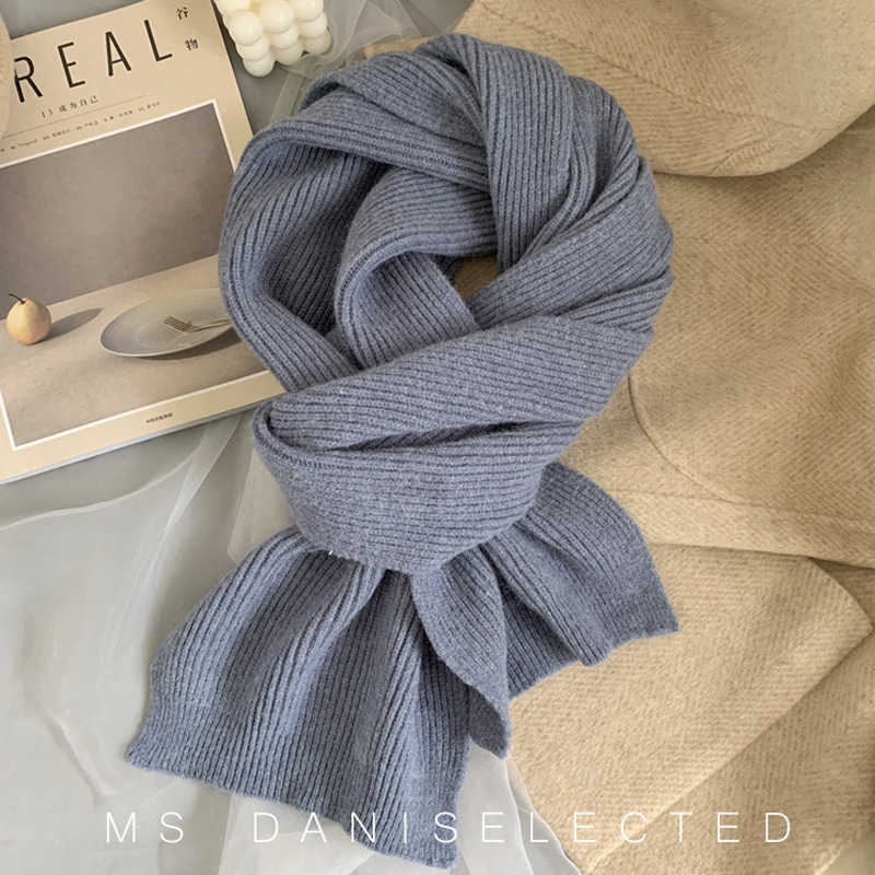 Picture of K-Style 2024 New Scarf for Women in Winter, Versatile Soft and Warm Knitted Thickeneded Ins Student Couple Scarf Trend