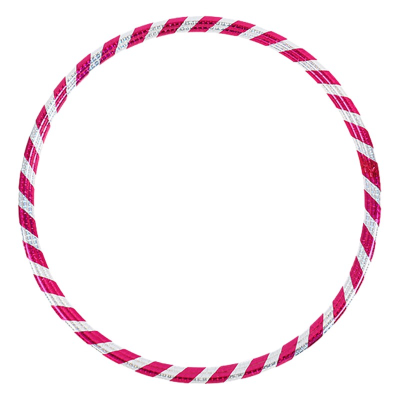 19mm two-color gymnastics Circle training circle kindergarten performance ribbon laser children's hula hoop full size