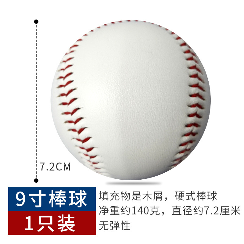 Picture of Softball Super Hard Primary School Students 10inch Softball 9inch Soft and Hard Solid Baseball Game Training Special Baseball for High School Entrance Examination