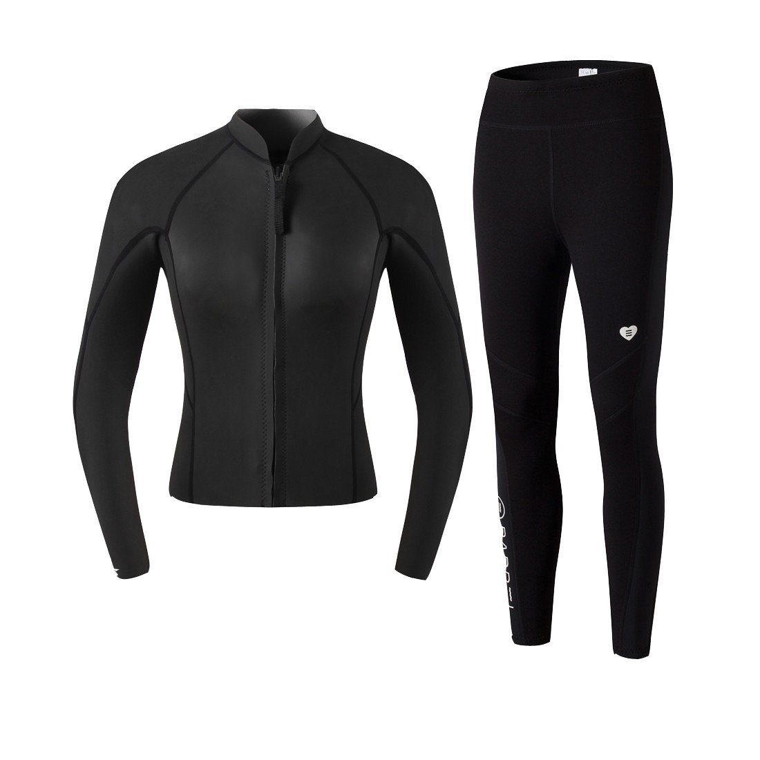 2mm diving suit women's sunscreen warm split swimsuit jellyfish suit surfing snorkeling long sleeve 3mm thick men's diving suit