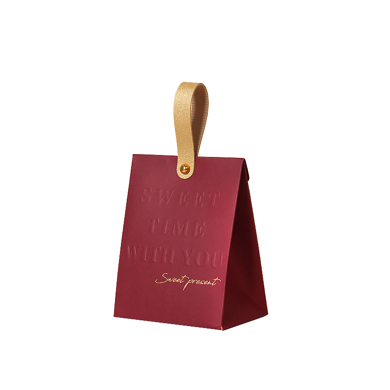 Picture of Portable Wedding Souvenir Candy Box European Style Wedding Candy Box 2025 New High-End Paper Box Wedding Candy Bag