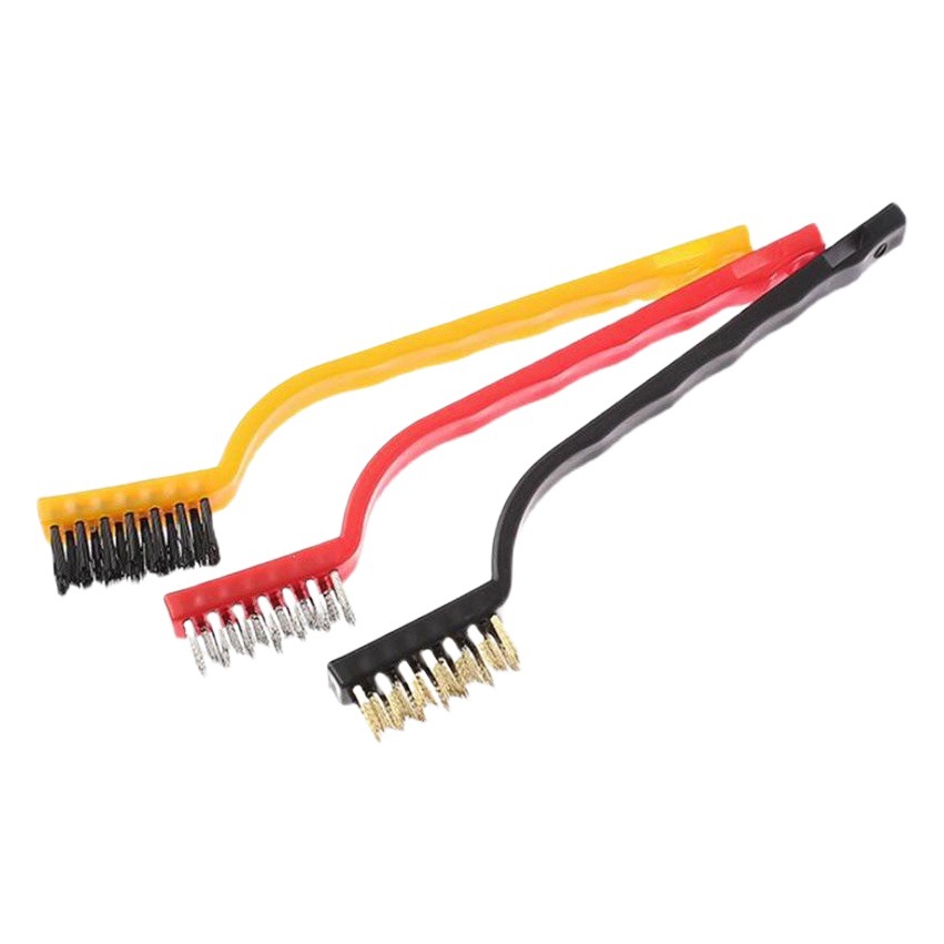 Kitchen household brush gas stove cleaning brush stove brush cleaning brush gap brush tool steel wire rust removal small brush