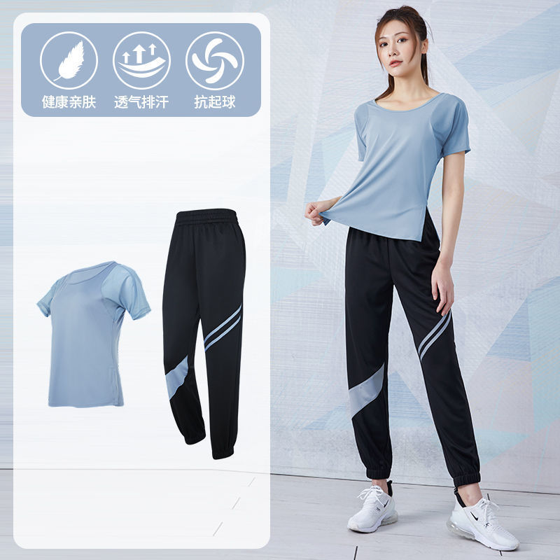 Picture of Yoga Suit Women's Summer Loose Slimming Breathable Quick-drying Clothes Fitness Running Fashion Casual Professional Sportswear