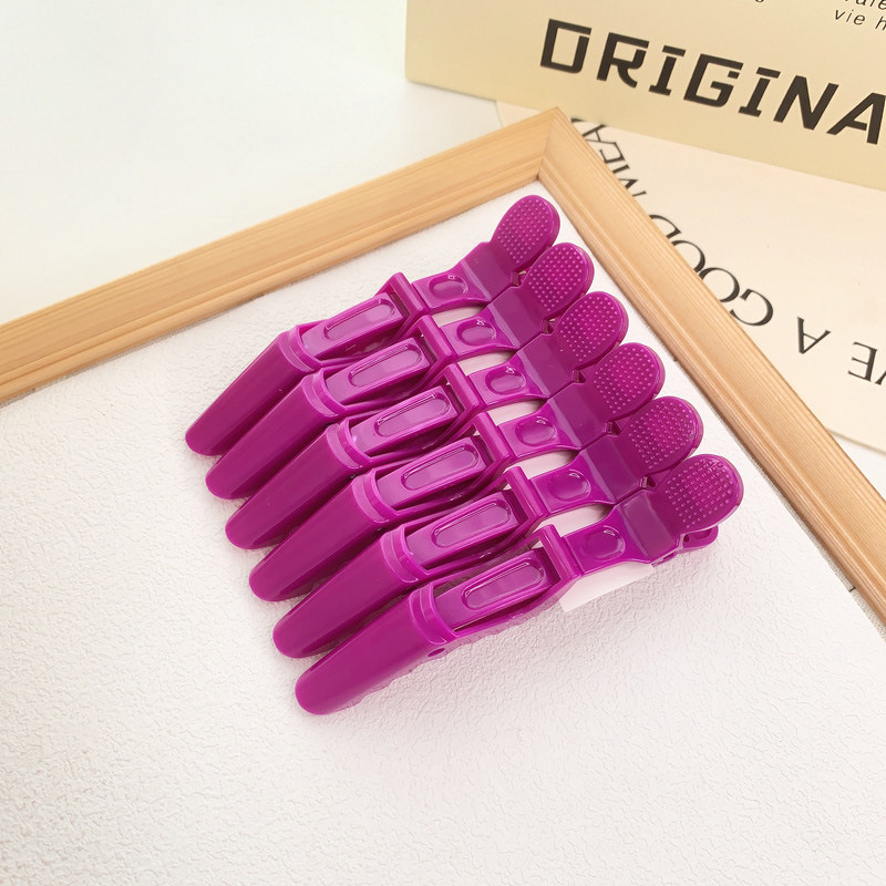 Picture of Multi-functional hair styling clip positioning partition alligator clip long mouth clip crane mouth clip curly hair stylist's choice