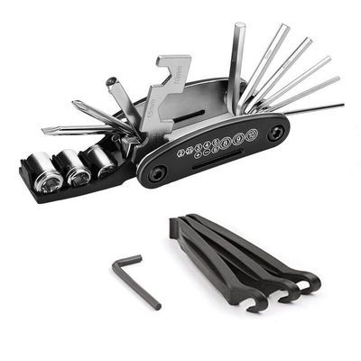 Picture of Bicycle Repair Tool Repair Combination Tire Repair Tool Multifunctional Folding Repair Tool Wrench Set